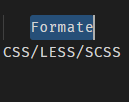 better-formate: a better CSS/LESS/SCSS formatter base on formate